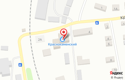 Супермаркет Магнит на Краснокаменской улице на карте