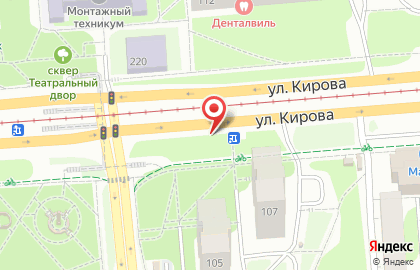 Склад цветов Романтика на улице Кирова на карте