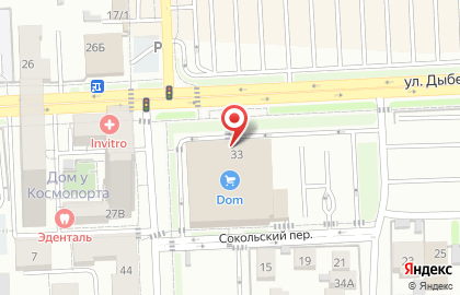Фирменный салон Elfa на улице Дыбенко на карте