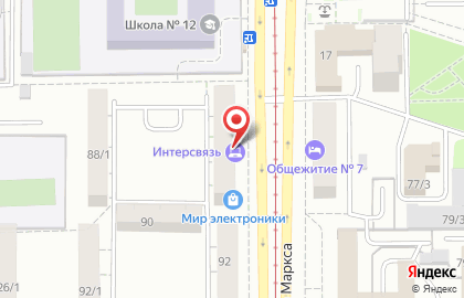 Терминал Совкомбанк на проспекте Карла Маркса, 88 на карте