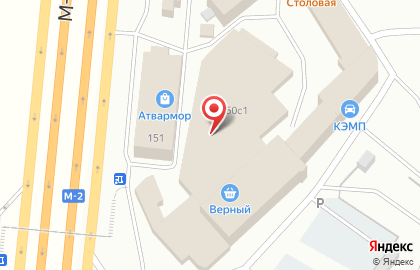 КЭМП на Симферопольском шоссе на карте