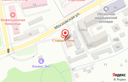 Компания Универсалкомплект на Московской улице на карте