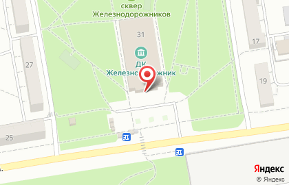 Дворец культуры Железнодорожник в Ленинском районе на карте