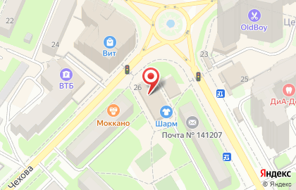 Пункт выдачи заказов Faberlic на Московском проспекте в Пушкино на карте