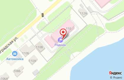 Центр ортопедии, травматологии и неврологии Родник на Кировоградской улице на карте