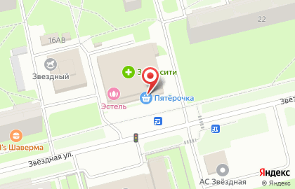 Аптека Алоэ на Звёздной улице на карте