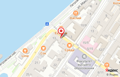 Магазин Феникс на Никольской улице на карте