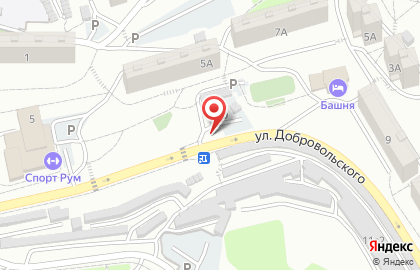 Автомастерская на улице Добровольского на карте