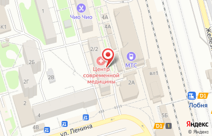 Парикмахерская Прим-Яна в Лобне на карте