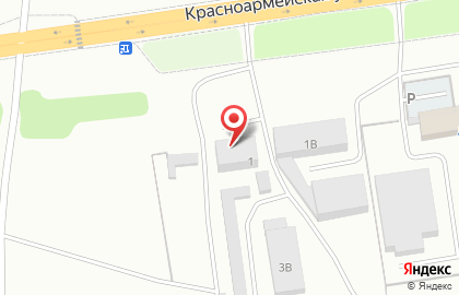 Магазин автоэмалей Сибирский рубеж на Красноармейской улице на карте