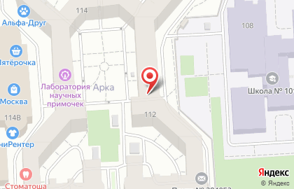 Поликлиника Дубрава на Московском проспекте на карте