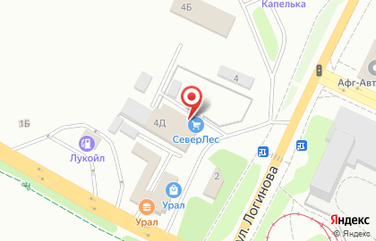 Торговая компания СеверЛес в Волгограде на карте