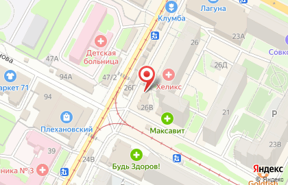 Аптека Апрель в Туле на карте