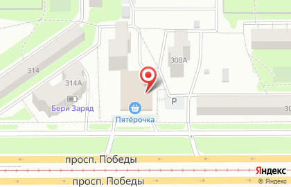 Магазин разливного пива Хмельной в Курчатовском районе на карте