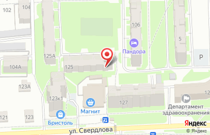Ателье Леди на улице Свердлова на карте