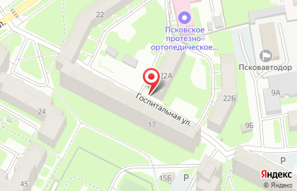 Продуктовый магазин на Красноармейской улице на карте