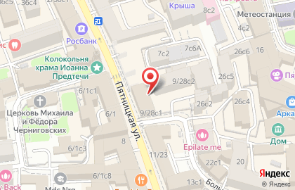 Салон эпиляции Wax & Go на Пятницкой улице на карте