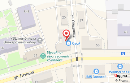 Магазин Свой в Екатеринбурге на карте