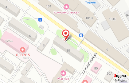 Киоск по продаже фруктов и овощей, Октябрьский округ в Октябрьском округе на карте