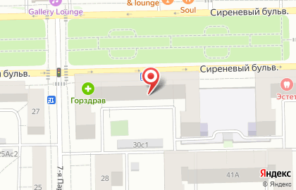 Московский Адвокат на Сиреневом бульваре на карте
