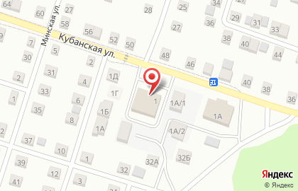 Многопрофильный магазин на Кубанской улице на карте