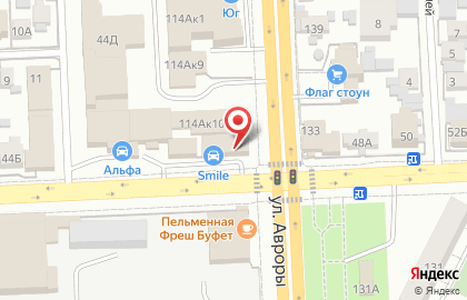 Автомойка Смайл в Железнодорожном районе на карте