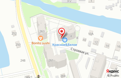 Продуктовый магазин Гермес на Строевой улице на карте