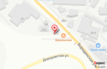 Военная коллегия адвокатов Приморского края на Бородинской улице на карте