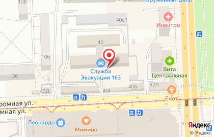 Автошкола Самарская объединенная техническая школа в Железнодорожном районе на карте