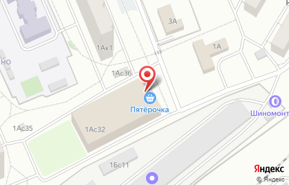 Супермаркет Пятёрочка в Москве на карте