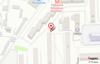 Магазин продуктов Тройка на улице Дзержинского на карте