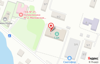 Миловская сельская библиотека №13 на карте