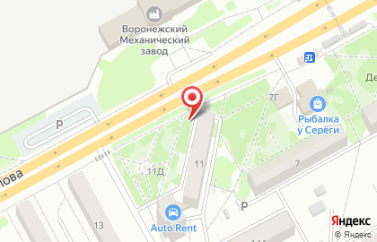 Мастерская по изготовлению памятников на улице Ворошилова на карте