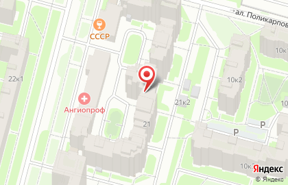 тэ-кари на Серебристом бульваре на карте