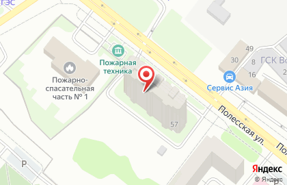 Производственная компания Орелпласт на Полесской улице на карте