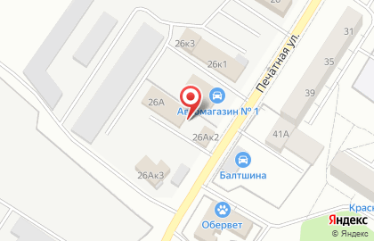 Вектор в Калининграде на карте