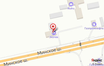 Гостиница Экотек-Смоленск на карте