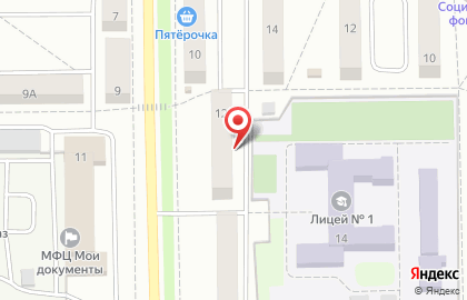 Участковый пункт полиции Отдел МВД России по г. Салавату на улице Ленина на карте