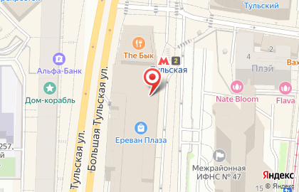 Магазин косметики Profhair`s в Даниловском районе на карте