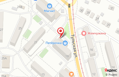 Магазин Рубль Бум и 1b.ru на Тульской улице на карте