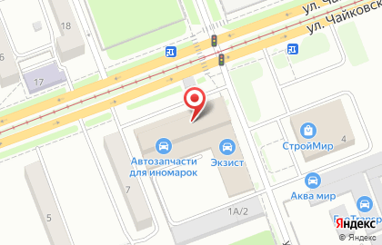 Компания Автосклад на улице Чайковского на карте