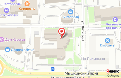 Магазин товаров для новорожденных Светлячок в Кировском районе на карте