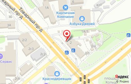 Пункт быстрого питания Русский аппетит в Товарном переулке на карте