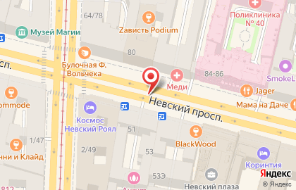 Автошкола Виктория на Невском проспекте на карте