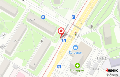 Киоск печатной продукции Антарес в Академическом районе на карте