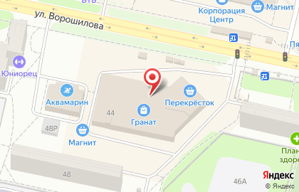 Торгово-ремонтная фирма Ромб на улице Ворошилова на карте