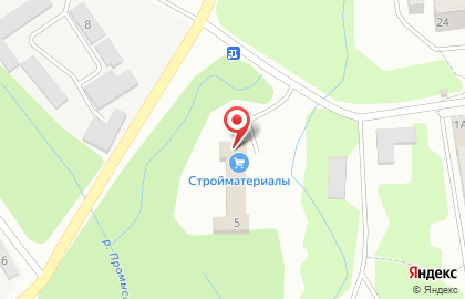 Магазин строительных материалов на Заводской улице на карте