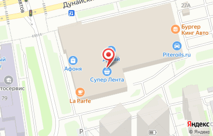 Гипермаркет Лента в Санкт-Петербурге на карте