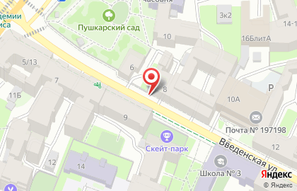 Татьяна на Введенской улице на карте