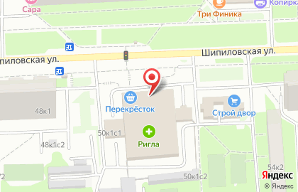 Избёнка на Шипиловской улице на карте